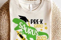 Pre-k Graduate 2025 Svg, Pre-k Dinosaur Shirt, Dino Grad Boy Product Image 3