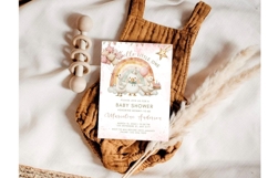 Baby Shower Invitation Template 197 Product Image 3