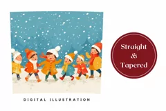 Christmas Tumbler Wrap Design, Snowflake Tumbler Sublimation Product Image 3