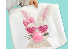 Faux Yarn Easter Bunny PNG, Latch Yarn Happy Easter PNG Product Image 1