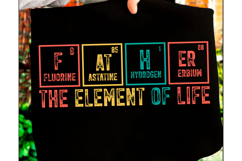 Father Funny Periodic Table Dad Shirt Product Image 1