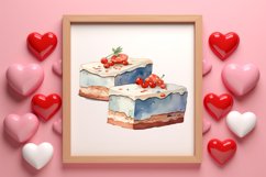 Watercolor Valentines Day Clipart, Christmas Clipart Product Image 3
