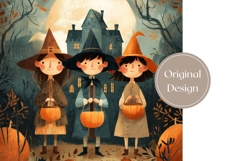 Kids Halloween Tumbler Wrap, Fall Tumbler Design Product Image 3