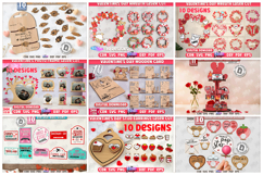 482 Valentine&#039;s Day Mega Bundle Laser Cut|Lovr Designs|Gifts Product Image 4