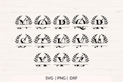 Golf Split Monogram SVG Bundle 26 Letters Product Image 3