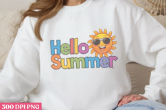 Hello summer PNG, Hello Summer Sublimation PNG Product Image 3
