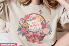 Happy Mothers Day Floral PNG Product Image 3