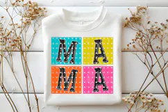 Checkered Mama PNG, Retro Mama SVG PNG Product Image 3