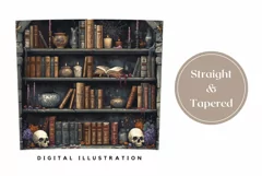 Halloween Tumbler Wrap Design, Magic Books Tumbler PNG Product Image 3
