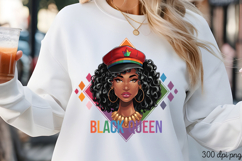 BLACK QUEEN PNG, Black History Month Sublimation Product Image 3