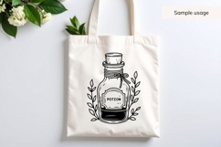 Hand Drawn Potion Jar SVG - Halloween SVG Product Image 3