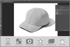 Cap Isometric View Product Image 2