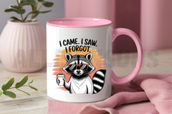 Funny Raccoon With Sunglasses Drinking Coffee Saying I Came Product Image 3
