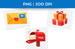 Delivery &amp; Mail Bundle PNG | 300 DPI| 14 SEPARATE Icons Product Image 2