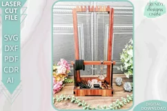 Necklace and bracelet Jewelry Display stand Glowforge laser Product Image 1