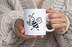 Cute Bee SVG files - 4 Variations Product Image 3