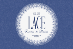 Lace pattern procreate brushes Product Image 1