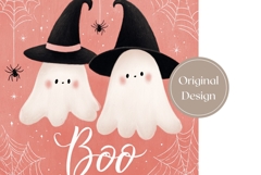 Kids Halloween Tumbler Print, Boo Halloween Ghosts Tumbler Product Image 3
