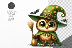 Halloween clipart, Owl clipart, Autumn clipart Product Image 1