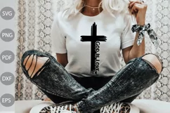 Christian Quote SVG Design / God Is Love SVG Cut Files Product Image 1