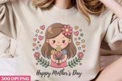 Floral Mama Mom Sublimation PNG Product Image 1