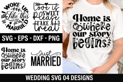 Wedding SVG Design - love is sweet please take a treat Product Image 1