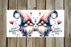 Valentine gnomes | 4 watercolor Sublimation Mug designs P2 Product Image 3