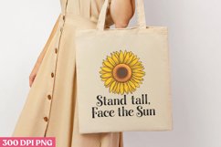 Stand Tall, Face the Sun PNG, Sunflower Quote Collection Cli Product Image 3