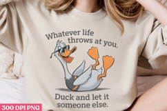 Whatever Life Throws PNG, Funny Animal Sublimation PNG Product Image 3