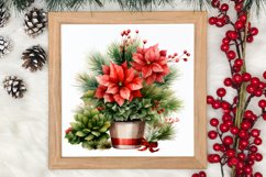 Christmas Houseplants Clipart Sublimation Product Image 3
