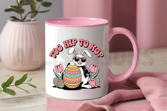 Cool Easter Bunny With Sunglasses Surrounded By Tulips Product Image 3