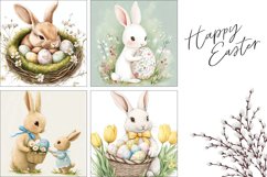 Easter Bunny Pillowcase, Tulips Pillow Designs, Easter PNG Product Image 3