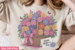 Happy Mothers Day Floral PNG Product Image 3