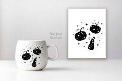 Witchy pumpkin silhouette svg, Witch svg, Halloween svg, Product Image 2