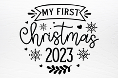 Baby&#039;s First Christma SVG Product Image 3
