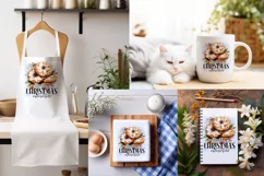 Baking Christmas memories PNG| Pot Holder Sublimation Product Image 2
