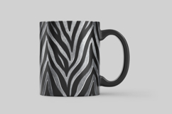 Black Zebra Texture Digital Paper Product Image 3