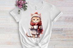 Christmas Animals Coffee Sublimation Clipart, Christmas PNG Product Image 3