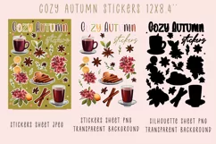 Cozy Autumn Stickers |Png/Jpeg Print and cut Product Image 2