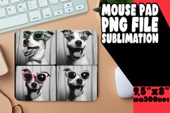 Adorable Funny Dog Mouse Pad Sublimation Design for Printing Product Image 1
