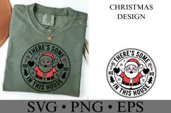There's some Ho Ho in this house Svg | Shirt Svg Product Image 3