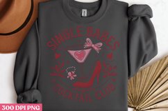 Single Babes PNG, Coquette Valentines Day Sublimation PNG Product Image 3