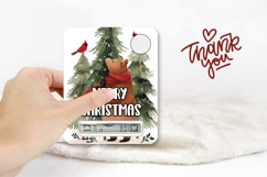 Vintage Christmas Bear Money Card, Christmas Bear Gift Card Product Image 3
