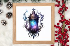 Mysterious Gothic Christmas Clipart Sublimation Product Image 3