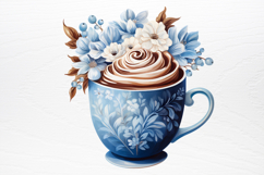 Christmas Hot Cocoa Watercolor Clipart PNG Product Image 3