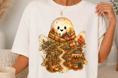 Cute Ghost Fall Harvest Market Halloween Sublimation SVG Product Image 1
