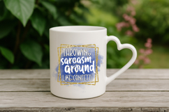 Throwing sarcasm around like confetti PNG, Sarcastic PNG Product Image 3