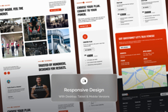 Sport Club Landing Page UI Layout Product Image 3