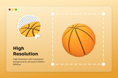Basketball Equipment 3D Icon Pack Product Image 3