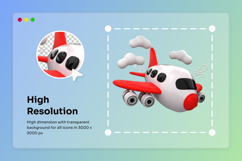 Travel Booking & Navigation 3D Icon Pack Product Image 3